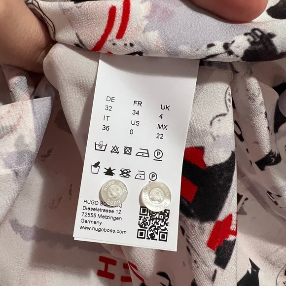 🆕 Hugo Boss Elifia Blouse Size 0 - Picture 5 of 10